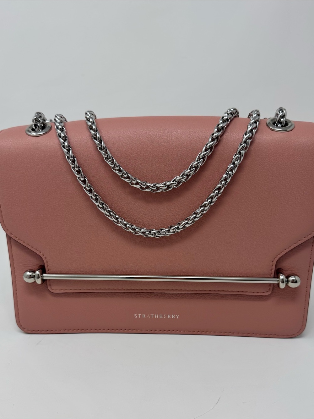 Strathberry East/West Full Size | Blush Pink